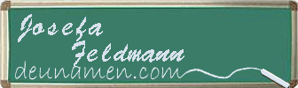 Josefa Feldmann Visitenkarte